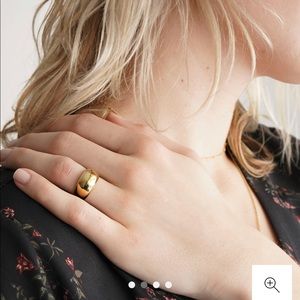 Mejuri Dome Ring in Gold Vermeil